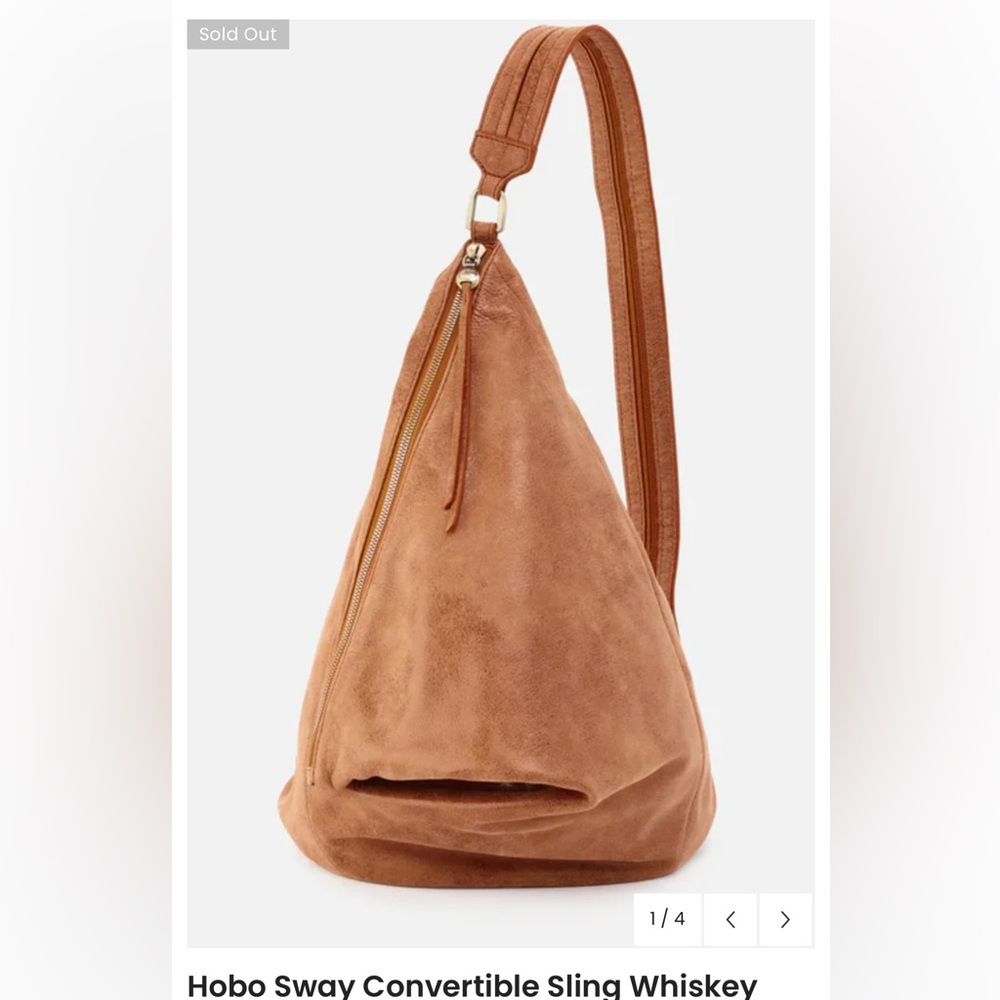 HOBO Sway Convertible Sling in Whiskey Brown
